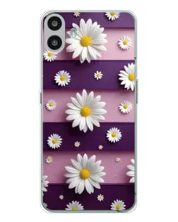 Чохол для Nothing CMF Phone 1 з картинкою «Ромашки на фіолетовому» Чохол для Nothing CMF Phone 1 з картинкою «Ромашки на фіолетовому»