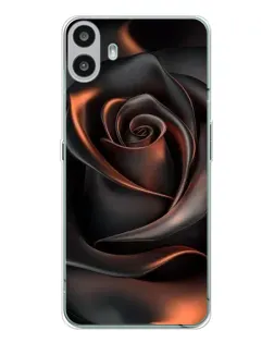 Чохол для Nothing CMF Phone 1 з картинкою «Шовкова чорна троянда» Чохол для Nothing CMF Phone 1 з картинкою «Шовкова чорна троянда»
