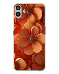 Чохол для Nothing CMF Phone 1 з картинкою «Помаранчева макро квітка» Чохол для Nothing CMF Phone 1 з картинкою «Помаранчева макро квітка»