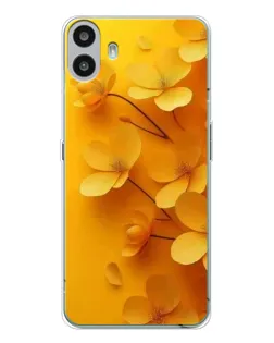 Чохол для Nothing CMF Phone 1 з картинкою «Золоті пелюстки» Чохол для Nothing CMF Phone 1 з картинкою «Золоті пелюстки»