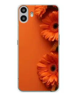 Чохол для Nothing CMF Phone 1 з картинкою «Помаранчеві гербери» Чохол для Nothing CMF Phone 1 з картинкою «Помаранчеві гербери»