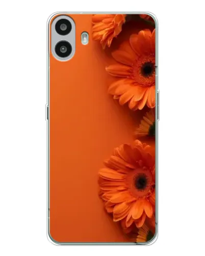 Чехол для Nothing CMF Phone 1 с картинкой «Оранжевые герберы» Чехол для Nothing CMF Phone 1 с картинкой «Оранжевые герберы»