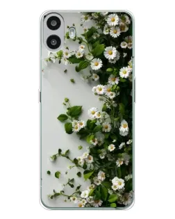 Чохол для Nothing CMF Phone 1 з картинкою «Гілка дрібних білих квітів» Чохол для Nothing CMF Phone 1 з картинкою «Гілка дрібних білих квітів»