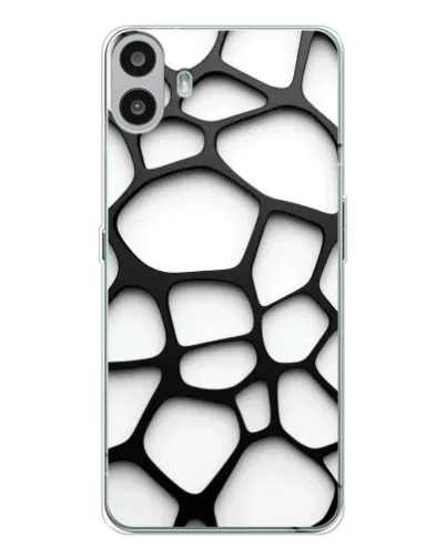 Чохол для Nothing CMF Phone 1 з картинкою «Біла об'ємна сітка» Чохол для Nothing CMF Phone 1 з картинкою «Біла об'ємна сітка»
