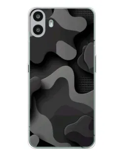 Чехол для Nothing CMF Phone 1 с картинкой «Темный абстрактный камуфляж»