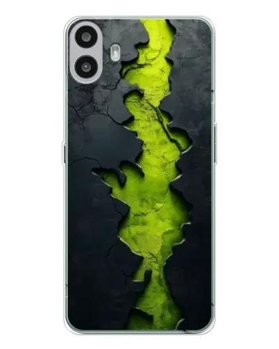 Чохол для Nothing CMF Phone 1 з картинкою «Салатовий розлом скелі» Чохол для Nothing CMF Phone 1 з картинкою «Салатовий розлом скелі»