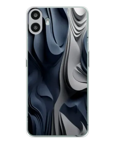 Чохол для Nothing CMF Phone 1 з картинкою «Об'ємні сині складки» Чохол для Nothing CMF Phone 1 з картинкою «Об'ємні сині складки»