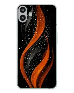 Чехол для Nothing CMF Phone 1 с картинкой «Огненная звездная волна»