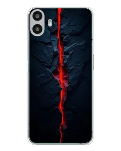 Чохол для Nothing CMF Phone 1 з картинкою «Червона лавова тріщина» Чохол для Nothing CMF Phone 1 з картинкою «Червона лавова тріщина»