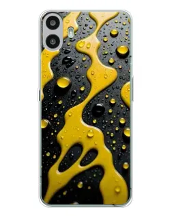 Чохол для Nothing CMF Phone 1 з картинкою «Рідке жовте золото»