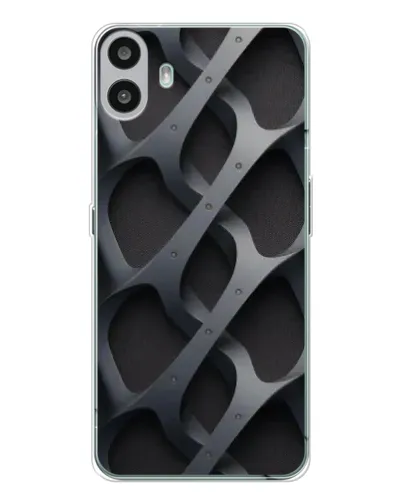Чохол для Nothing CMF Phone 1 з картинкою «Об'ємне сіре плетіння» Чохол для Nothing CMF Phone 1 з картинкою «Об'ємне сіре плетіння»