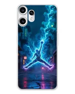 Чехол для Nothing CMF Phone 2 Pro с картинкой «Jordan Gold Jumpman»