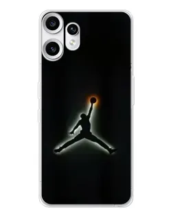 Чехол для Nothing CMF Phone 2 Pro с картинкой «Jordan Gradient Logo»