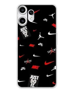 Чехол для Nothing CMF Phone 2 Pro с картинкой «Nike Mix Pattern»