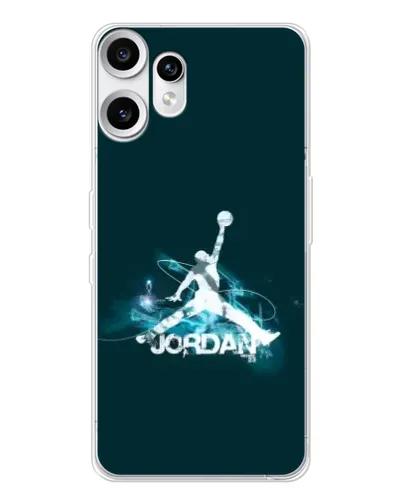 Чехол для Nothing CMF Phone 2 Pro с картинкой «Jordan Blue Fire» Чехол для Nothing CMF Phone 2 Pro с картинкой «Jordan Blue Fire»