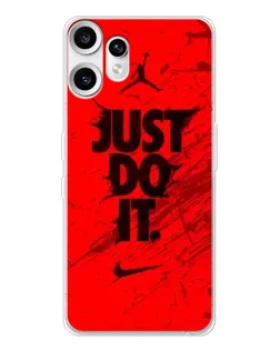 Чехол для Nothing CMF Phone 2 Pro с картинкой «Nike Just Do It»