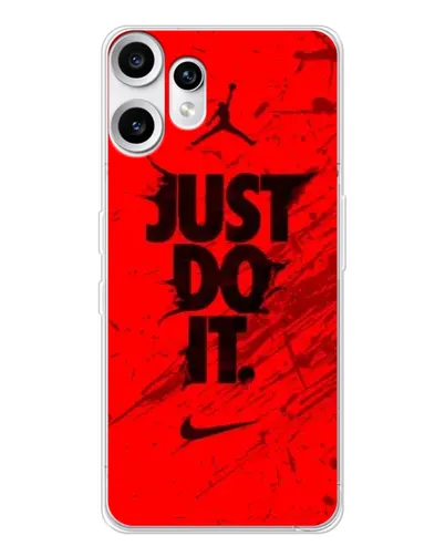 Чехол для Nothing CMF Phone 2 Pro с картинкой «Nike Just Do It» Чехол для Nothing CMF Phone 2 Pro с картинкой «Nike Just Do It»