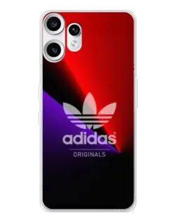 Чехол для Nothing CMF Phone 2 Pro с картинкой «Adidas Red Neon»