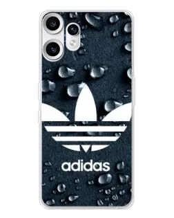 Чехол для Nothing CMF Phone 2 Pro с картинкой «Adidas Trefoil Blue»