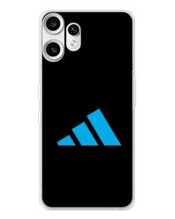 Чехол для Nothing CMF Phone 2 Pro с картинкой «Adidas Cyan Logo»