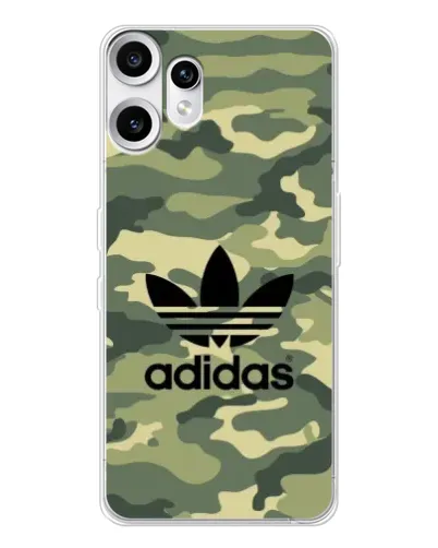 Чехол для Nothing CMF Phone 2 Pro с картинкой «Милитари стиль Adidas»