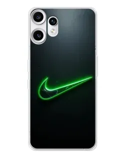 Чехол для Nothing CMF Phone 2 Pro с картинкой «Неоновый контур Nike» Чехол для Nothing CMF Phone 2 Pro с картинкой «Неоновый контур Nike»