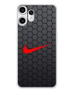 Чехол для Nothing CMF Phone 2 Pro с картинкой «Nike — карбоновая сетка» Чехол для Nothing CMF Phone 2 Pro с картинкой «Nike — карбоновая сетка»