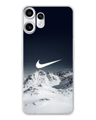 Чехол для Nothing CMF Phone 2 Pro с картинкой «Nike — зимние горы» Чехол для Nothing CMF Phone 2 Pro с картинкой «Nike — зимние горы»