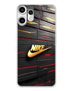 Чехол для Nothing CMF Phone 2 Pro с картинкой «Золотой Nike на металле» Чехол для Nothing CMF Phone 2 Pro с картинкой «Золотой Nike на металле»