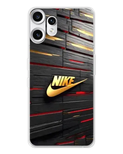 Чехол для Nothing CMF Phone 2 Pro с картинкой «Золотой Nike на металле» Чехол для Nothing CMF Phone 2 Pro с картинкой «Золотой Nike на металле»