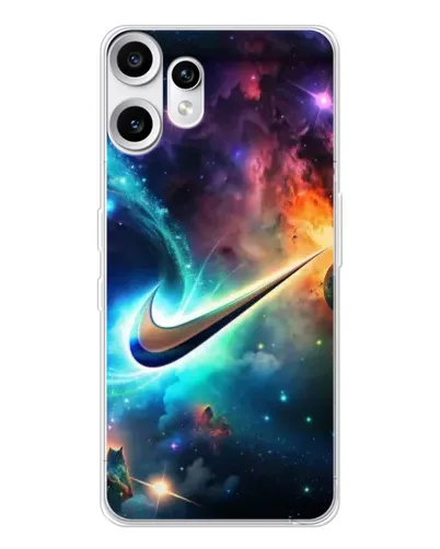 Чехол для Nothing CMF Phone 2 Pro с картинкой «Космический Nike Swoosh» Чехол для Nothing CMF Phone 2 Pro с картинкой «Космический Nike Swoosh»