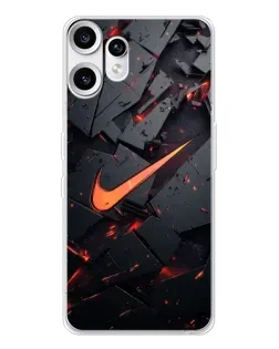 Чехол для Nothing CMF Phone 2 Pro с картинкой «Nike — эффект разломов» Чехол для Nothing CMF Phone 2 Pro с картинкой «Nike — эффект разломов»