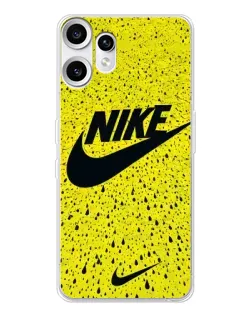 Чехол для Nothing CMF Phone 2 Pro с картинкой «Желтый текстурный Nike» Чехол для Nothing CMF Phone 2 Pro с картинкой «Желтый текстурный Nike»