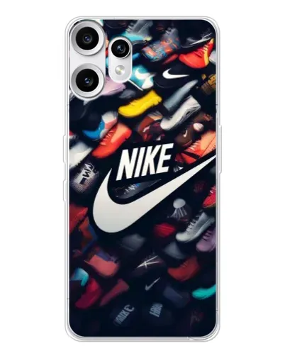 Чехол для Nothing CMF Phone 2 Pro с картинкой «Коллекция кроссовок Nike» Чехол для Nothing CMF Phone 2 Pro с картинкой «Коллекция кроссовок Nike»