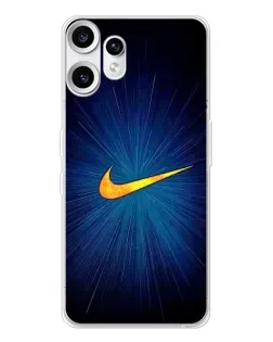 Чехол для Nothing CMF Phone 2 Pro с картинкой «Синий пульс Nike» Чехол для Nothing CMF Phone 2 Pro с картинкой «Синий пульс Nike»