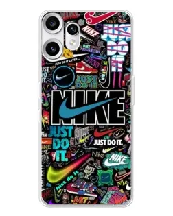 Чехол для Nothing CMF Phone 2 Pro с картинкой «Яркий коллаж Nike» Чехол для Nothing CMF Phone 2 Pro с картинкой «Яркий коллаж Nike»