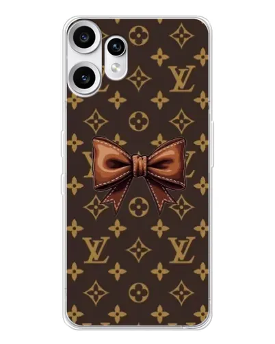 Чехол для Nothing CMF Phone 2 Pro с картинкой «LV с бантом» Чехол для Nothing CMF Phone 2 Pro с картинкой «LV с бантом»