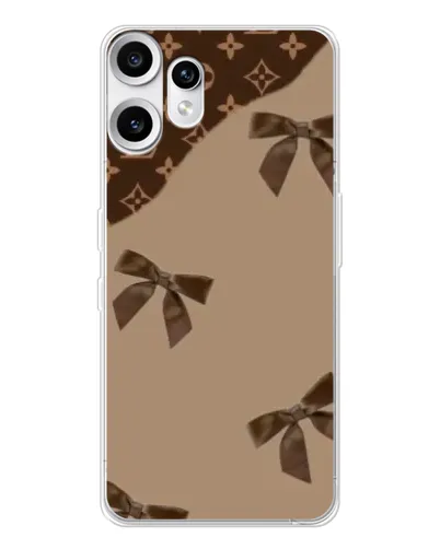 Чехол для Nothing CMF Phone 2 Pro с картинкой «LV — кофейный атлас» Чехол для Nothing CMF Phone 2 Pro с картинкой «LV — кофейный атлас»
