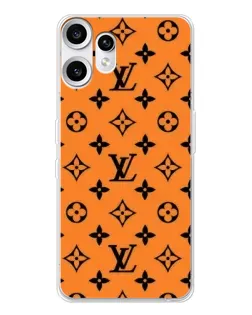 Чехол для Nothing CMF Phone 2 Pro с картинкой «Оранжевый стиль LV»