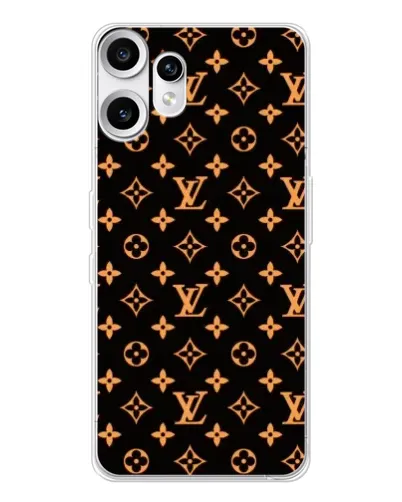 Чехол для Nothing CMF Phone 2 Pro с картинкой «Золотая монограмма LV» Чехол для Nothing CMF Phone 2 Pro с картинкой «Золотая монограмма LV»