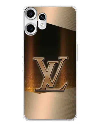 Чехол для Nothing CMF Phone 2 Pro с картинкой «LV — золотое сияние» Чехол для Nothing CMF Phone 2 Pro с картинкой «LV — золотое сияние»