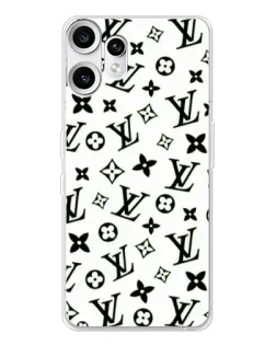 Чехол для Nothing CMF Phone 2 Pro с картинкой «Монохромный хаос LV»