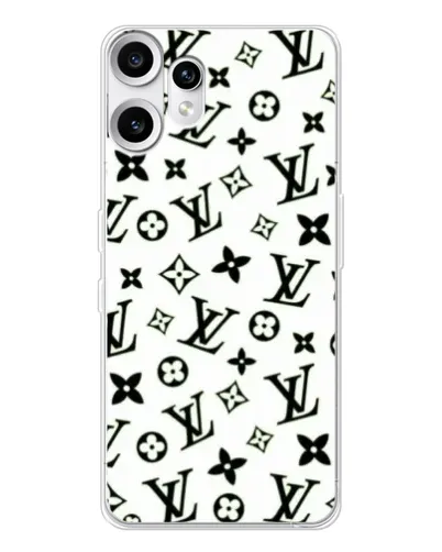 Чехол для Nothing CMF Phone 2 Pro с картинкой «Монохромный хаос LV» Чехол для Nothing CMF Phone 2 Pro с картинкой «Монохромный хаос LV»