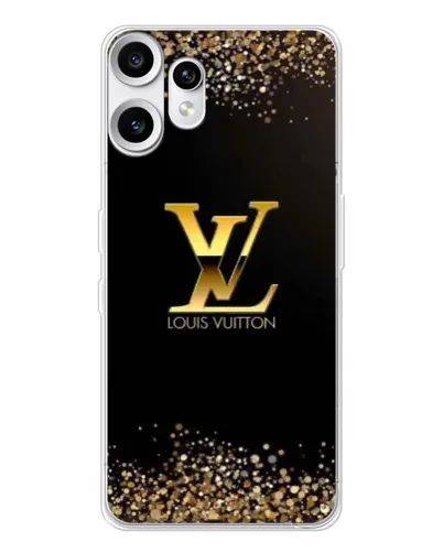 Чехол для Nothing CMF Phone 2 Pro с картинкой «LV — золотые искры» Чехол для Nothing CMF Phone 2 Pro с картинкой «LV — золотые искры»