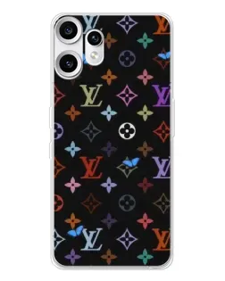Чехол для Nothing CMF Phone 2 Pro с картинкой «Цветная монограмма LV»