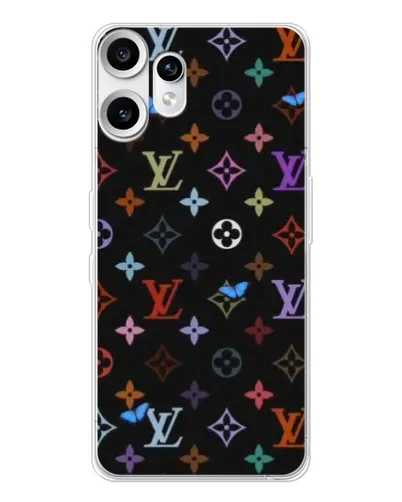 Чехол для Nothing CMF Phone 2 Pro с картинкой «Цветная монограмма LV» Чехол для Nothing CMF Phone 2 Pro с картинкой «Цветная монограмма LV»