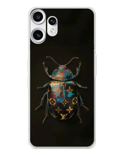 Чехол для Nothing CMF Phone 2 Pro с картинкой «LV — мраморный принт» Чехол для Nothing CMF Phone 2 Pro с картинкой «LV — мраморный принт»