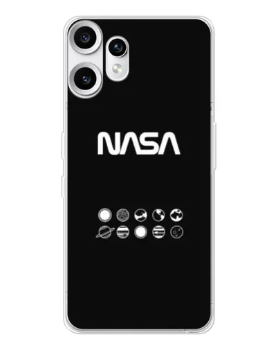 Чехол для Nothing CMF Phone 2 Pro с картинкой «NASA — технический принт»