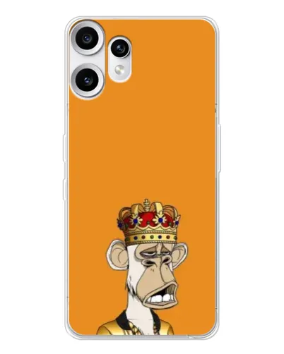 Чехол для Nothing CMF Phone 2 Pro с картинкой «Золотая обезьяна Bored Ape»