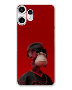 Чехол для Nothing CMF Phone 2 Pro с картинкой «Bored Ape в красном» Чехол для Nothing CMF Phone 2 Pro с картинкой «Bored Ape в красном»
